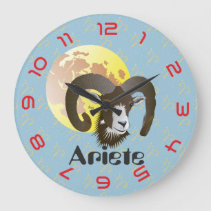 Ariete 21 marzo al 20 aprile Orologio Große Wanduhr
