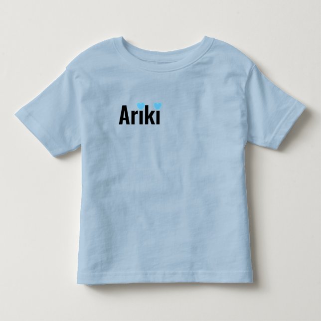Ariki Baby Boys Name mit Herz, Kleinkind T-shirt (Vorderseite)