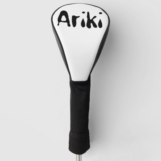 Ariki Maori Boys Name, Golf Headcover (Vorderseite)