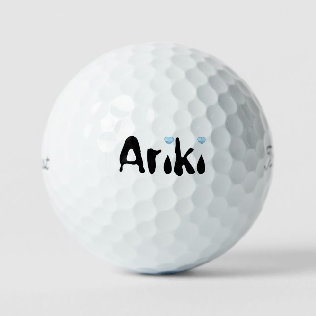 Ariki Maori Männername,  Golfball (Vorderseite)