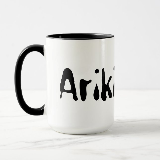 Ariki Maori Männername Tasse (Links)