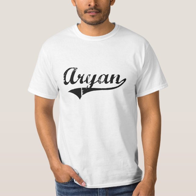 Arischer klassischer Art-Name T-Shirt (Vorderseite)