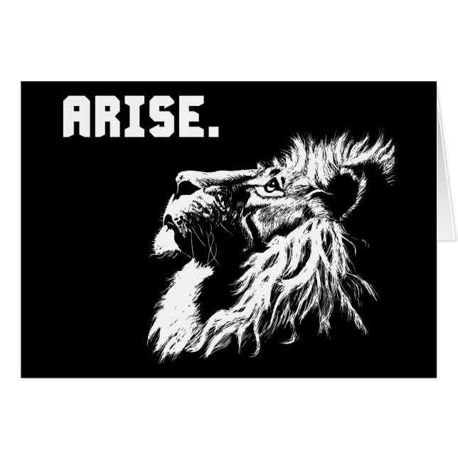 ARISE - Lion Motivational (Devant horizontal)