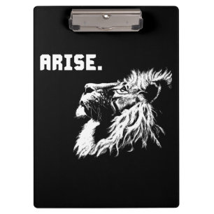ARISE - Lion Motivierend Klemmbrett
