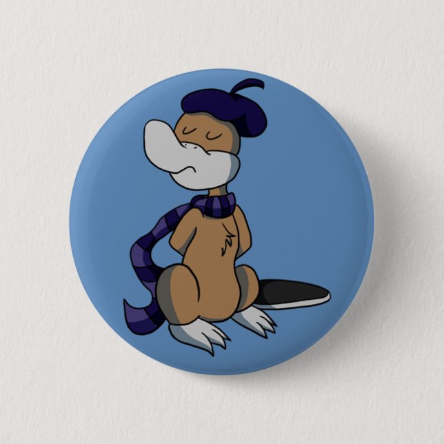 Arist Platypi Knopf Button (Vorderseite)