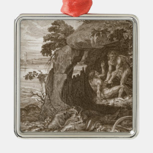 Aristeus zwingt Proteus, um seine Orakel, 17 Silbernes Ornament