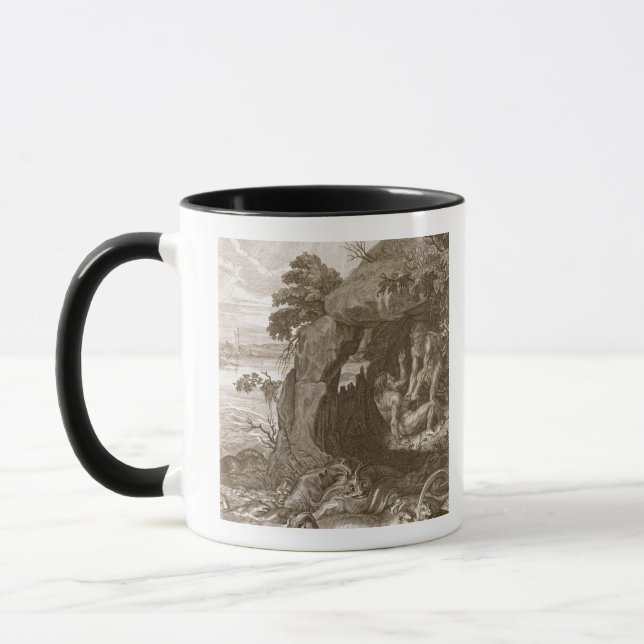 Aristeus zwingt Proteus, um seine Orakel, 17 Tasse (Links)