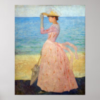 Aristide Maillol - Frau mit einem Parasol