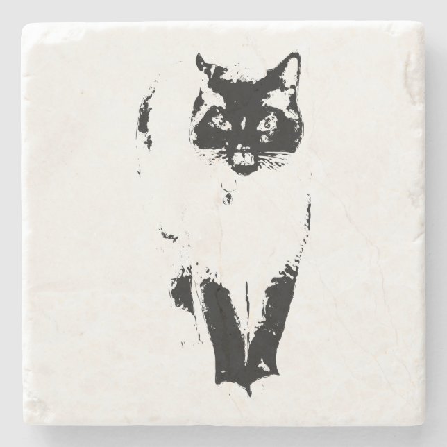Aristocat Attitude Steinuntersetzer (Vorderseite)