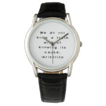 Aristote : Connaître une vérité - Une montre de ph