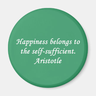 Aristote Happiness Cote Magnet