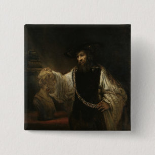 Aristoteles (384-322 BC) mit einem Fehlschlag von Button