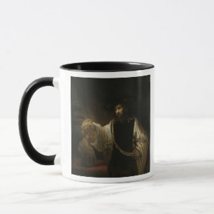 Aristoteles (384-322 BC) mit einem Fehlschlag von Tasse