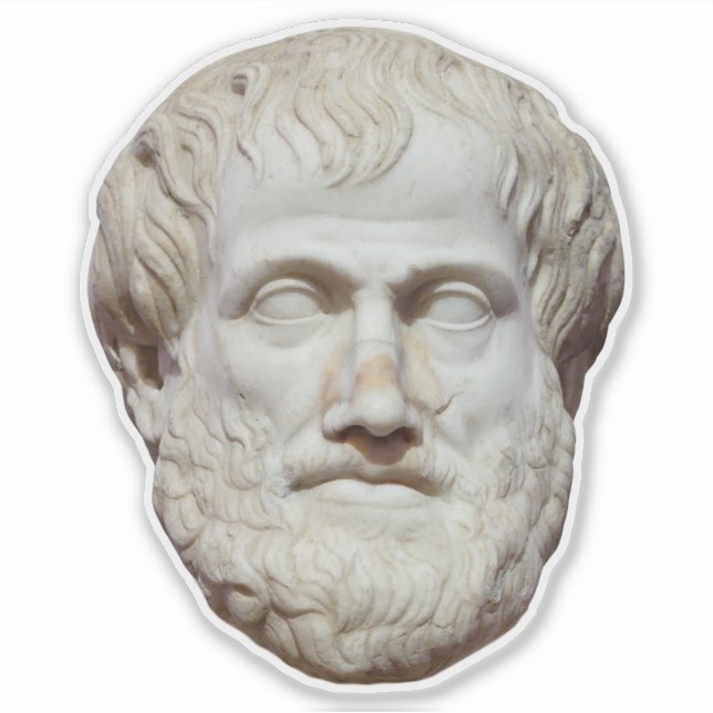 Aristoteles Aufkleber (Vorderseite)