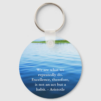 Aristoteles Excellence-Angebot Schlüsselanhänger