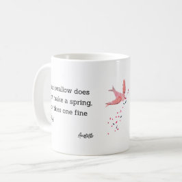 Aristoteles Frühling Zitat Dekor Für Zuhause Kaffeetasse