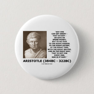 Aristoteles irgendein kann verärgerte rechte button