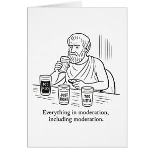Aristoteles' Leitfaden für Mäßigung