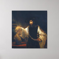 Aristoteles mit einer Büste von Homer von Rembrand