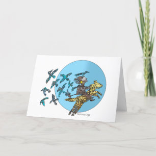 Aristoteles-Paradoxon der Zeit Dankeskarte