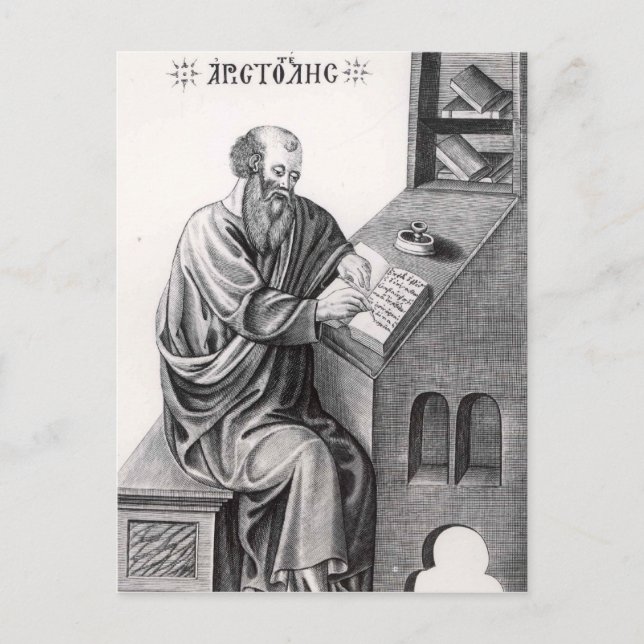 Aristoteles Postkarte (Vorderseite)