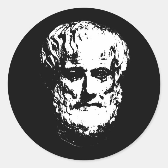 Aristoteles Stickers (Vorderseite)