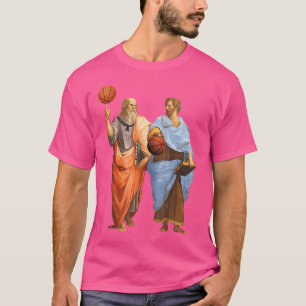 Aristoteles und Plato mit Basketballs - Philosophi T-Shirt