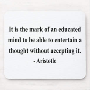Aristoteles-Zitat 1a Mousepad