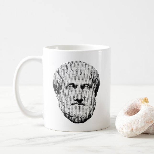 Aristotle Greek Philosopher Kaffeetasse (Mit Donut)