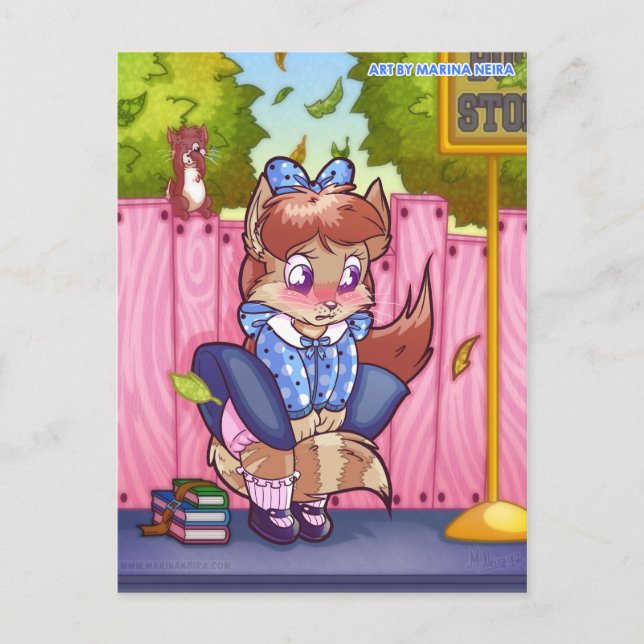 Arisus windy Day Postcard Postkarte (Vorderseite)