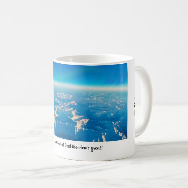 Ariy View Schnee begrenzt Berg Kaffeetasse (VorderseiteRechts)