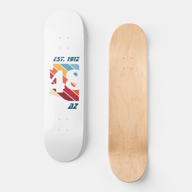 Arizona 48. Staat Skateboard (Vorderseite)