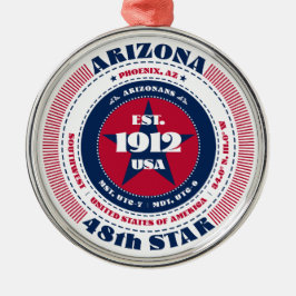 Arizona 48. Staat Weihnachtsschmuck