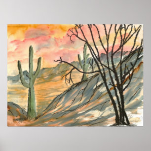 Arizona-Abendsplakat Poster