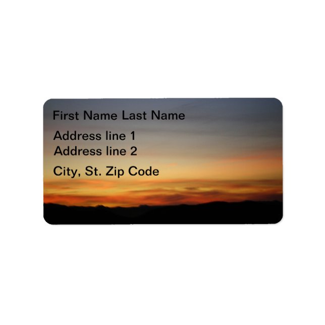 Arizona Address Labels Adressaufkleber (Vorne)