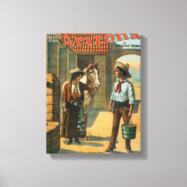 Arizona "Amerikas Bestes Spiel" Cachese Leinwanddruck (Vorderseite)