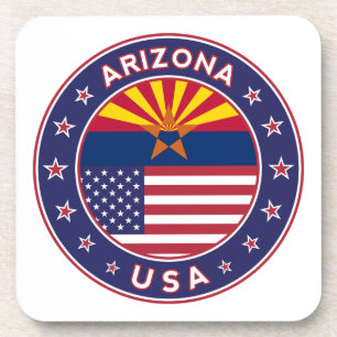 Arizona, Arizona T - Shirt, Arizona Poster, Aufkle Getränkeuntersetzer