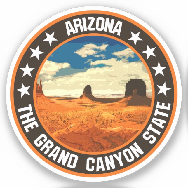 Arizona Aufkleber (Vorderseite)