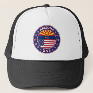 Arizona, Aufkleber Arizona, Staaten der USA Truckerkappe