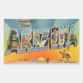 Arizona, Blatt 4 Aufkleber von Arizona