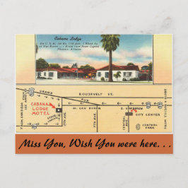 Arizona, Cabana Lodge Postkarte