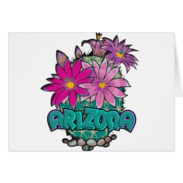 Arizona Cactus Blooms (Devant horizontal)