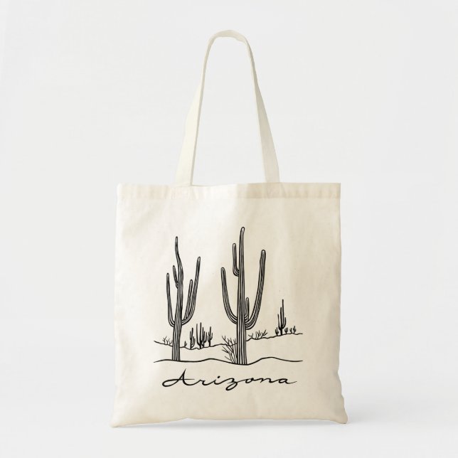 Arizona Cactus Country Tragetasche (Vorne)