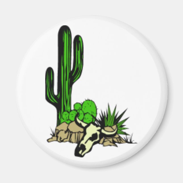 Arizona Cactus Magnet (Vorne)