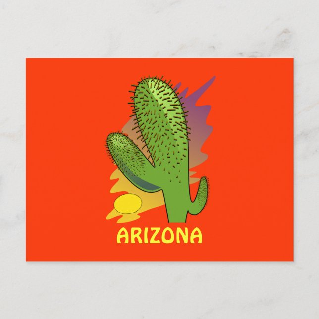ARIZONA CACTUS POSTKARTE (Vorderseite)