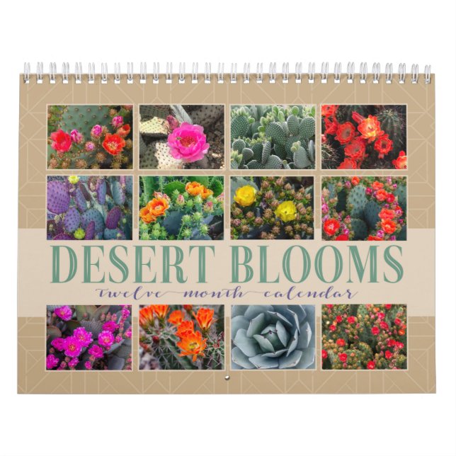 Arizona Cactus | Wüstenblooms wählen Sie Ihr Jahr  Kalender (Titelbild)