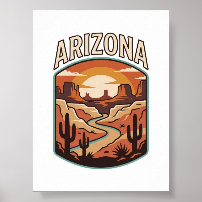 Arizona Canyon Heritage Poster (Vorne)