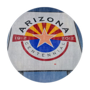 Arizona Centennial-Schild Schneidbrett Schneidebrett