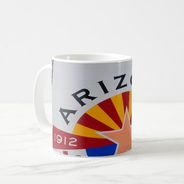 Arizona Centennial Sign Tasse (Vorderseite Links)