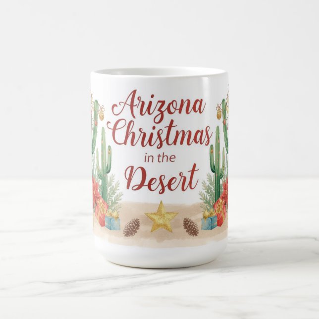 Arizona Christmas In desert  Kaffeetasse (Mittel)